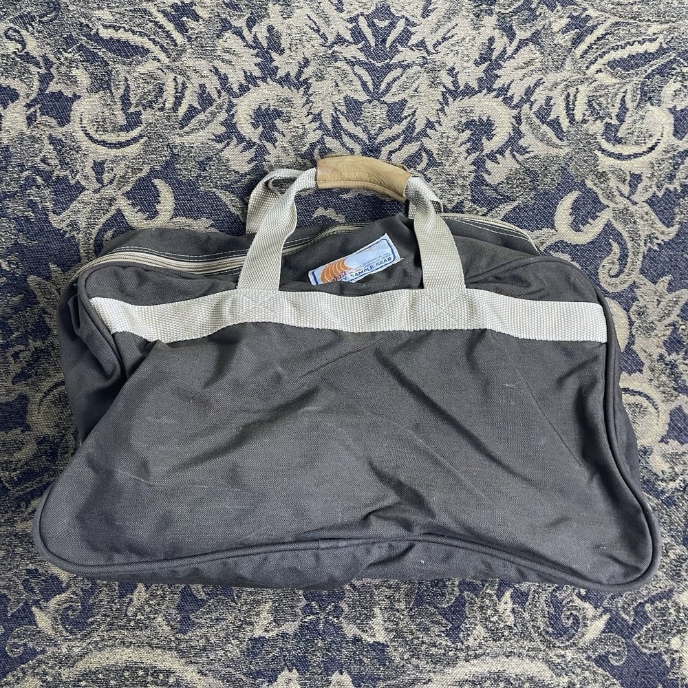 Vtg RDI Runners Diversified Inc Ca Brown Zip Bag Carry